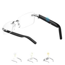 Óculos inteligentes Faifxo sem aro com alto-falante Bluetooth e proteção UV Óculos inteligentes Faifxo sem aro com alto-falante Bluetooth e proteção UV