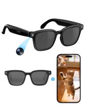 Óculos inteligentes GLOSSIA V03-T5 com câmera de 8 MP, Bluetooth e IA Óculos inteligentes GLOSSIA V03-T5 com câmera de 8 MP, Bluetooth e IA