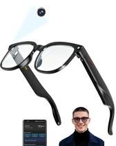 Óculos Inteligentes MNVOEQ com Câmera 4K, Áudio Bluetooth e IA