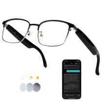 Óculos Inteligentes MNVOEQ Tradutor com IA e Bluetooth Sem Fio Óculos Inteligentes MNVOEQ Tradutor com IA e Bluetooth Sem Fio