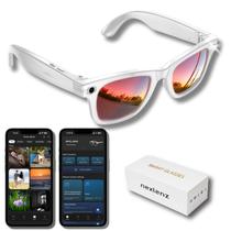 Óculos Inteligentes nexlenz com Câmera 8MP Bluetooth IP67 Lente Vermelha