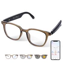 Óculos inteligentes Padom AI com tradutor Bluetooth e lentes fotocromáticas