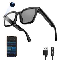 Óculos Inteligentes XO AI com Câmera 1080P e Lentes Coloridas com Tradução