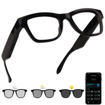 Óculos inteligentes XOOMEER AI Bluetooth com lentes fotocromáticas e tradutor Óculos inteligentes XOOMEER AI Bluetooth com lentes fotocromáticas e tradutor
