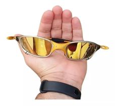 Oculos Juliet Lupa 24k Pinado Polarizado X Metal Doublex Penny Juju Dourado Armação Ferro