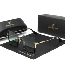 Óculos Kingseven 2023 gradiente retângulo lentes uv400 feminino