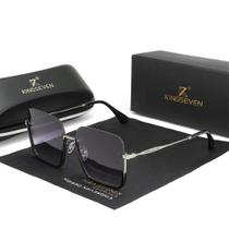 Óculos Kingseven 2023 gradiente retângulo lentes uv400 feminino