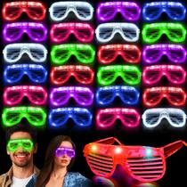 Óculos LED iGeekid Light Up Party, pacote com 30