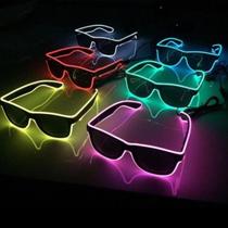 Óculos Led Neon Festa Balada Cosplay Rave Casamento Cor Roxo