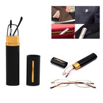 Óculos leitura estojo caneta levar na bolsa no bolso unissex Óculos leitura estojo caneta levar na bolsa no bolso unissex