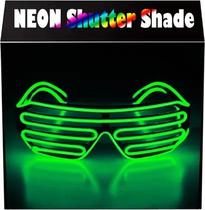 Óculos Luminoso Neon Verde Para Djs E Mcs - Equipamento De Palco Com Luz Led De Alta Intensidade Óculos Luminoso Neon Verde Para Djs E Mcs - Equipamento De Palco Com Luz Led De Alta Intensidade