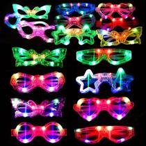 Óculos Luminosos De LED Com 6 Formatos Que Brilham No Escuro, Suprimentos Para Festas, 6 Peças, Óculos Luminosos De LED Com 6 Formatos Que Brilham No Escuro, Suprimentos Para Festas, 6 Peças,