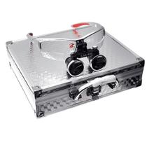 Óculos Lupa Binocular Com Fotoforo Óculos Dentista 3,5x 420mm Bivolt LGX137CIVM Óculos Lupa Binocular Com Fotoforo Óculos Dentista 3,5x 420mm Bivolt LGX137CIVM