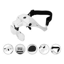Óculos Lupa Cabeça 5 Lentes Led Profissional Médico Esteticista Dentista Manutenção Técnica Óculos Lupa Cabeça 5 Lentes Led Profissional Médico Esteticista Dentista Manutenção Técnica
