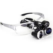 Óculos Lupa Cirúrgica 3,5x Com Led para Médico Cirurgião Odontólogo Cinza 639-GY - Lorben Óculos Lupa Cirúrgica 3,5x Com Led para Médico Cirurgião Odontólogo Cinza 639-GY - Lorben
