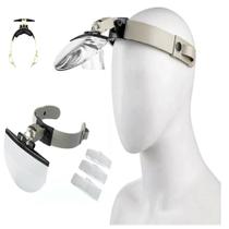 Oculos lupa de caba maos livre multiuso estetica lash design reparo joias relogio ouvires luz led profissional