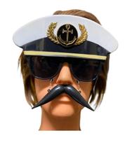 Óculos Marinheiro Com Bigode Festa Fantasia Adulto Infantil Óculos Marinheiro Com Bigode Festa Fantasia Adulto Infantil