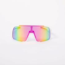 Óculos - Mascara: Caraíva - branco/rosa/color - Formato: bike - VELO