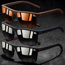 Óculos Masculino De Sol Moderno Polarizado Texturizado Anti-Reflexo e Proteção UV400