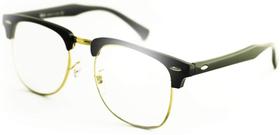 Óculos Masculino Feminino Armação P/Grau Aro Clubmaster - OC