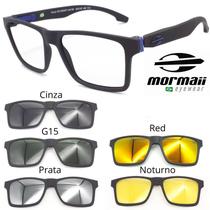 Oculos Masculino Mormaii Swap NG 6098 A41 + 5 Clipons cgprn