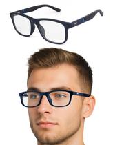 Oculos Masculino Para Grau Armação Esporte Fino Armação Retangular E9 Oculos Masculino Para Grau Armação Esporte Fino Armação Retangular E9