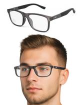 Oculos Masculino Para Grau Armação Esporte Fino Armação Retangular E9