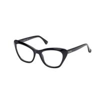 Óculos Max Mara Armação Acetato Preto - Mm5030 52001