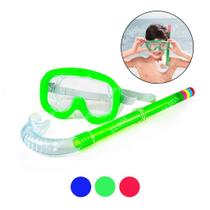 Óculos Mergulho Kids Silicone Premium Natação