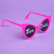 Óculos Modelo Gatinho Chic Team Bride - FestaChic