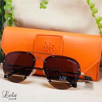 Óculos morena rosa marrom