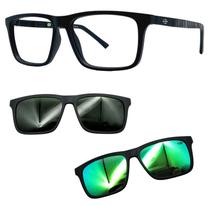 Oculos Mormaii 6112 Swap 4 ACO Com 2 Clipons G15 e Verde