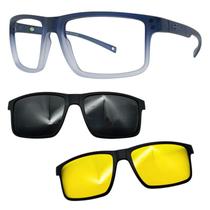 Oculos Mormaii 6127 Swap 5 Com 2 Clipons Cinza e Noturno