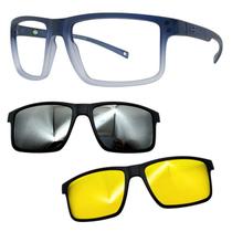 Oculos Mormaii 6127 Swap 5 Com 2 Clipons Prata e Noturno