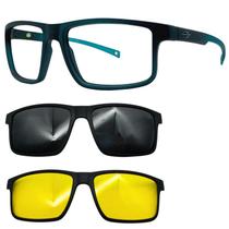 Oculos Mormaii 6127 Swap 5 K04 Com 2 Clipons Cinza e Noturno