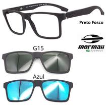 Oculos Mormaii Para grau Swap NG 6098 Preto com 2 Clipons