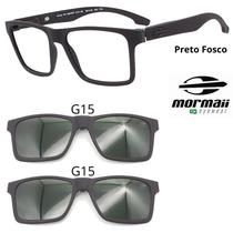 Oculos Mormaii Para grau Swap NG 6098 Preto com 2 Clipons