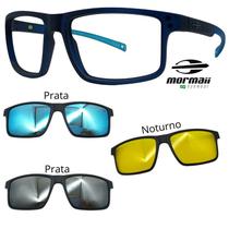 Oculos Mormaii Swap 5 6127 Azul Fosco com 3 Clipons APN