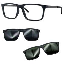 Oculos Mormaii Swap 6 A14 6132 Com 2 Clipons Cinza e G15 Oculos Mormaii Swap 6 A14 6132 Com 2 Clipons Cinza e G15
