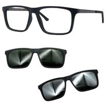 Oculos Mormaii Swap 6 A14 6132 Com 2 Clipons G15 e Prata Oculos Mormaii Swap 6 A14 6132 Com 2 Clipons G15 e Prata