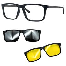 Oculos Mormaii Swap 6 A14 6132 Com 2 Clipons Prata e Nortuno Oculos Mormaii Swap 6 A14 6132 Com 2 Clipons Prata e Nortuno