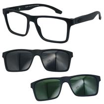 Oculos Mormaii Swap NG 2 6153 A14 com 2 Clipon Cinza e G15 Oculos Mormaii Swap NG 2 6153 A14 com 2 Clipon Cinza e G15