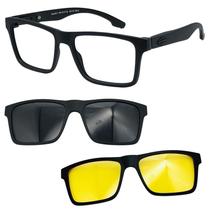 Oculos Mormaii Swap NG 2 6153 A14 com 2 Clipon Cinza Noturno Oculos Mormaii Swap NG 2 6153 A14 com 2 Clipon Cinza Noturno