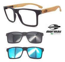 Oculos Mormaii Swap Ng 6098 Afl Com 2 Clipons Cinza + Azul