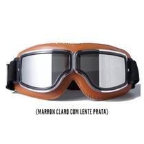 Óculos Motociclista Aviador Retro Vintage Capacete Custom Hd - CJ PARTS