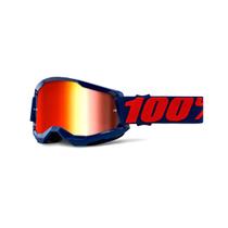 Óculos Motocross 100% Strata 2 Espelhado Trilha