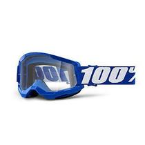 Óculos Motocross 100% Strata 2 Goggle Blue - Lente Cristal