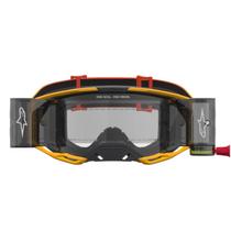 Oculos Motocross Alpinestars Vision 8 Amber Roll Off Amarelo Oculos Motocross Alpinestars Vision 8 Amber Roll Off Amarelo