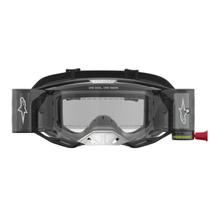 Oculos Motocross Alpinestars Vision 8 Amber Roll Off Preto Oculos Motocross Alpinestars Vision 8 Amber Roll Off Preto