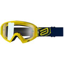 Oculos Motocross Asw A2 Forever Amarelo Azul Enduro Trilha